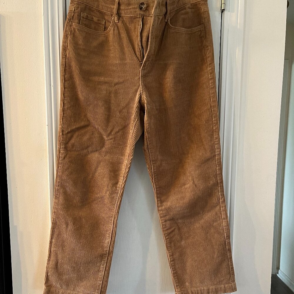 LOFT Camel Corduroys